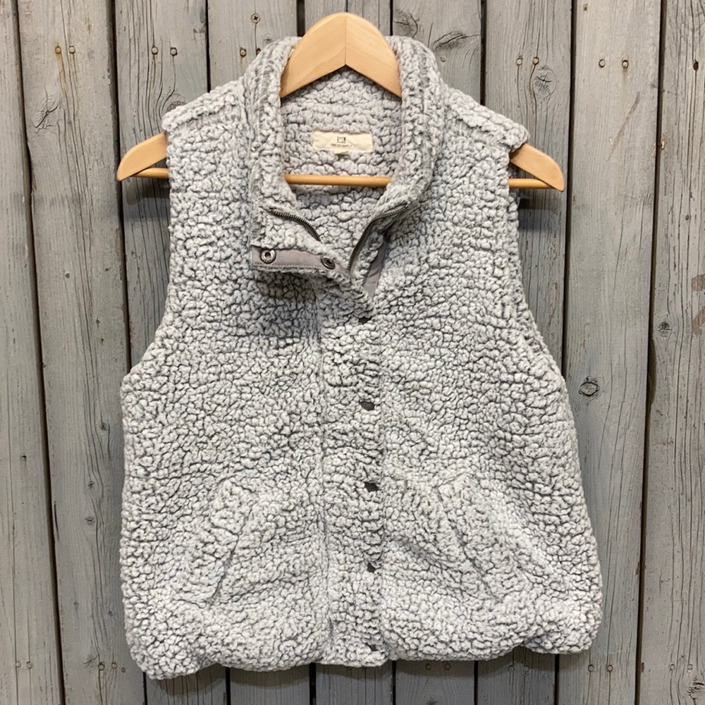 Anthro- Thread & Supply Sherpa Vest - Picture 1 of 4